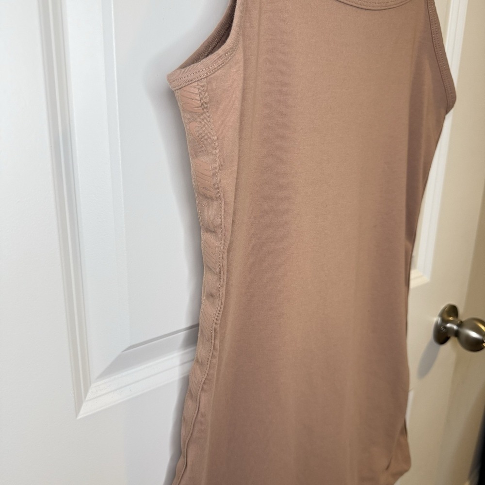 Nike Sportswear Body Suit One Piece Brown Womens Sz Medium Nude Desert Dust - Picture 8 of 15